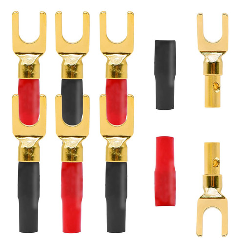 Spade plugs speaker - y,