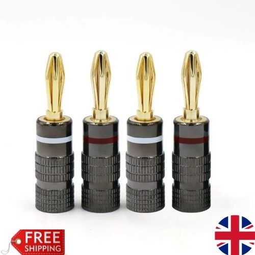4pcs 4mm banana plugs - 4mm,