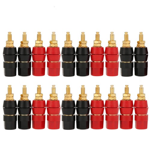 20x 4mm gold plated audio - plated,