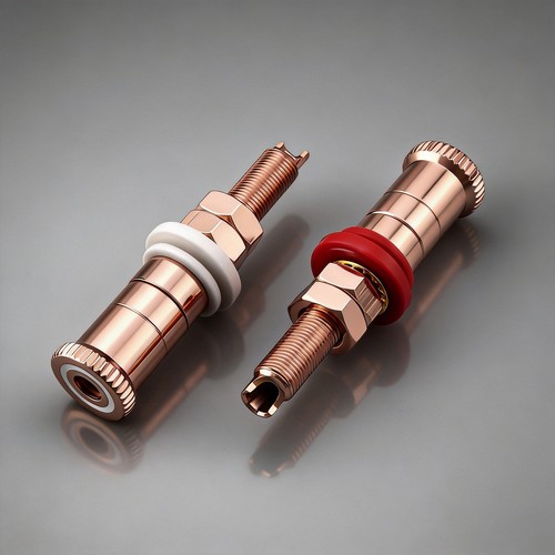4pcs red copper plated - 4pcs,