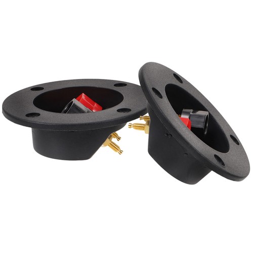2pcs gold plated speaker - gold,