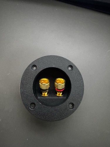 Subwoofer speaker terminal - terminal, cup