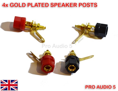 Gold speaker binding - 4x,