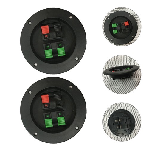 Black plastic speaker - black,